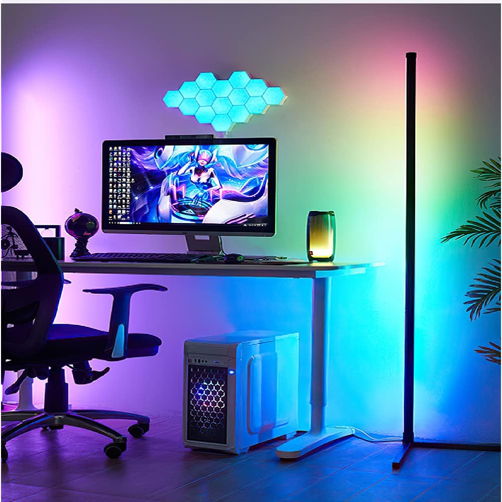 RGB LED CORNER FLOOR LAMP